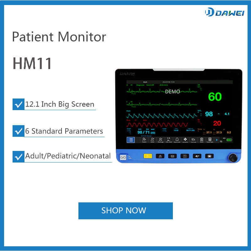 12 Inch Medical Patient Monitor 6-parameter ICU CCU Vital Sign