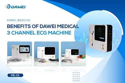 Benefits of Dawei Medical 3 channel ECG Machine