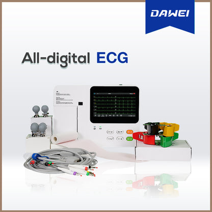 Hospital Clinic Health Care Center Portable 3 Channel ECG Machine ME03 | DAWEI