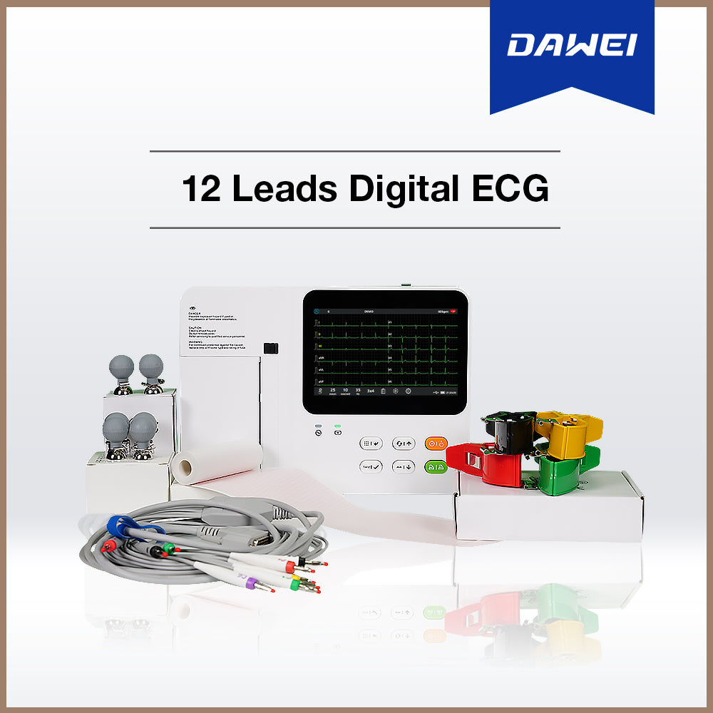 Hospital Clinic Health Care Center Portable 6 Channel ECG Machine ME06 | DAWEI