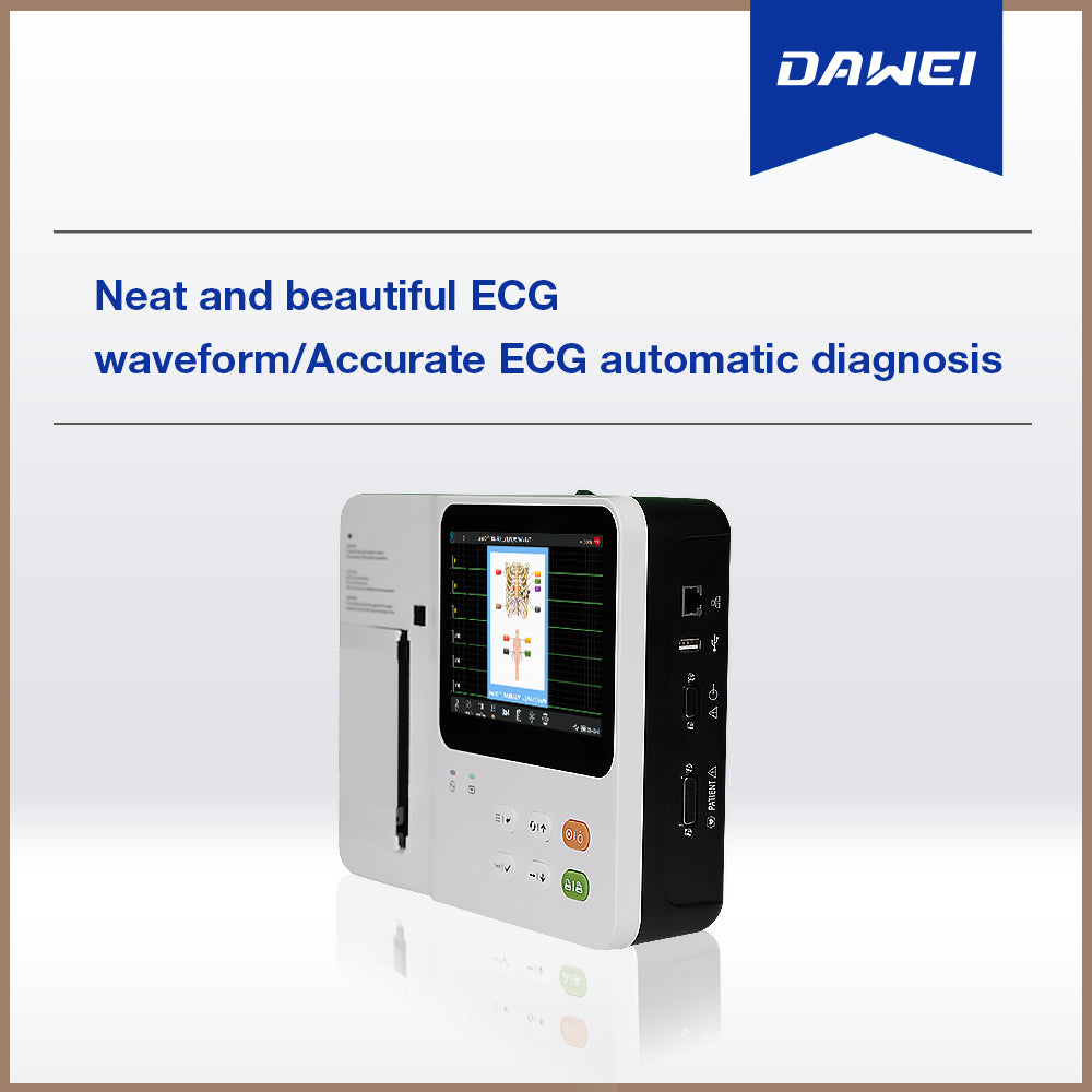 Hospital Clinic Health Care Center Portable 6 Channel ECG Machine ME06 | DAWEI