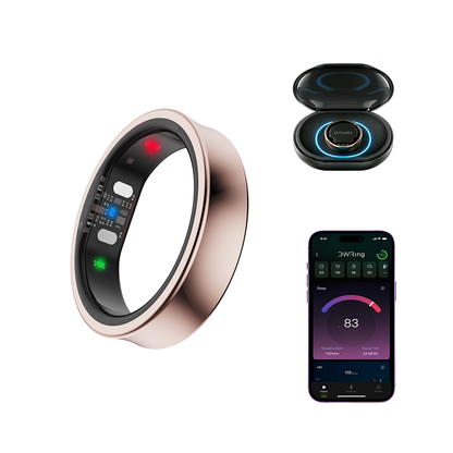DWRing Smart Ring, Blood Oxygen, Pulse Rate & Sleep Tracker, IP68