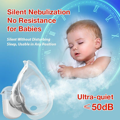 Portable Mesh Nebulizer for asthma and respiratory relief, compact and effective - volume