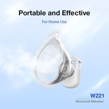 Portable Mesh Nebulizer for asthma and respiratory relief, compact and effective - home use