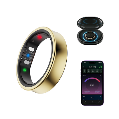 DWRing Smart Ring, Blood Oxygen, Pulse Rate & Sleep Tracker, IP68