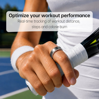 DWRing Smart Ring, Blood Oxygen, Pulse Rate & Sleep Tracker, IP68