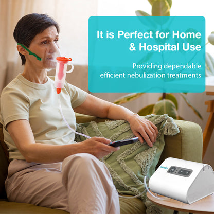 Advanced Ultra-Quiet Portable Compressor Nebulizer for Home Use