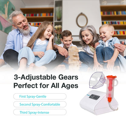 Advanced Ultra-Quiet Portable Compressor Nebulizer for Home Use