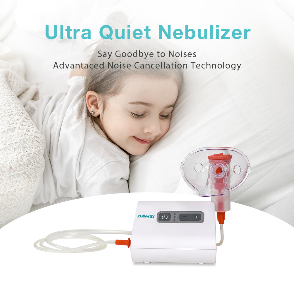 Advanced Ultra-Quiet Portable Compressor Nebulizer for Home Use