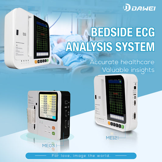 Portable Digital 3/6/12-Channel 12-Lead ECG Machine (Electrocardiograph EKG)