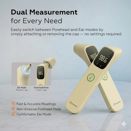 Smart Ear & Forehead Infrared Thermometer | Dawei