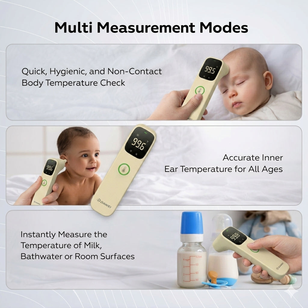 Smart Ear & Forehead Infrared Thermometer | Dawei