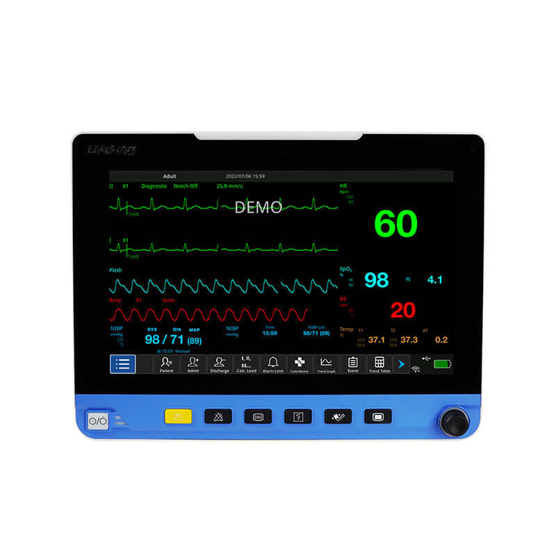 ICU CCU Portable Vital Signs 6-Parameter Patient Monitor HM11 | DAWEI.